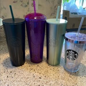 Starbucks cold cups - set of 4